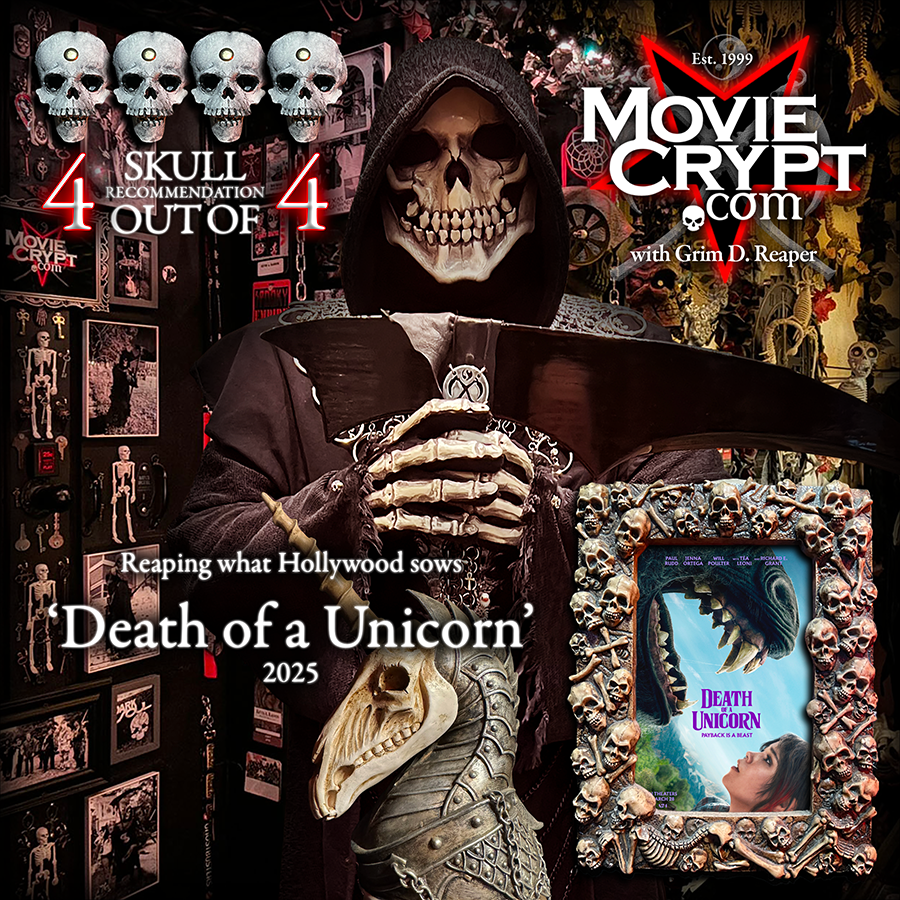 4 out of 4, Death of a Unicorn, MovieCrypt.com #grmdrpr
